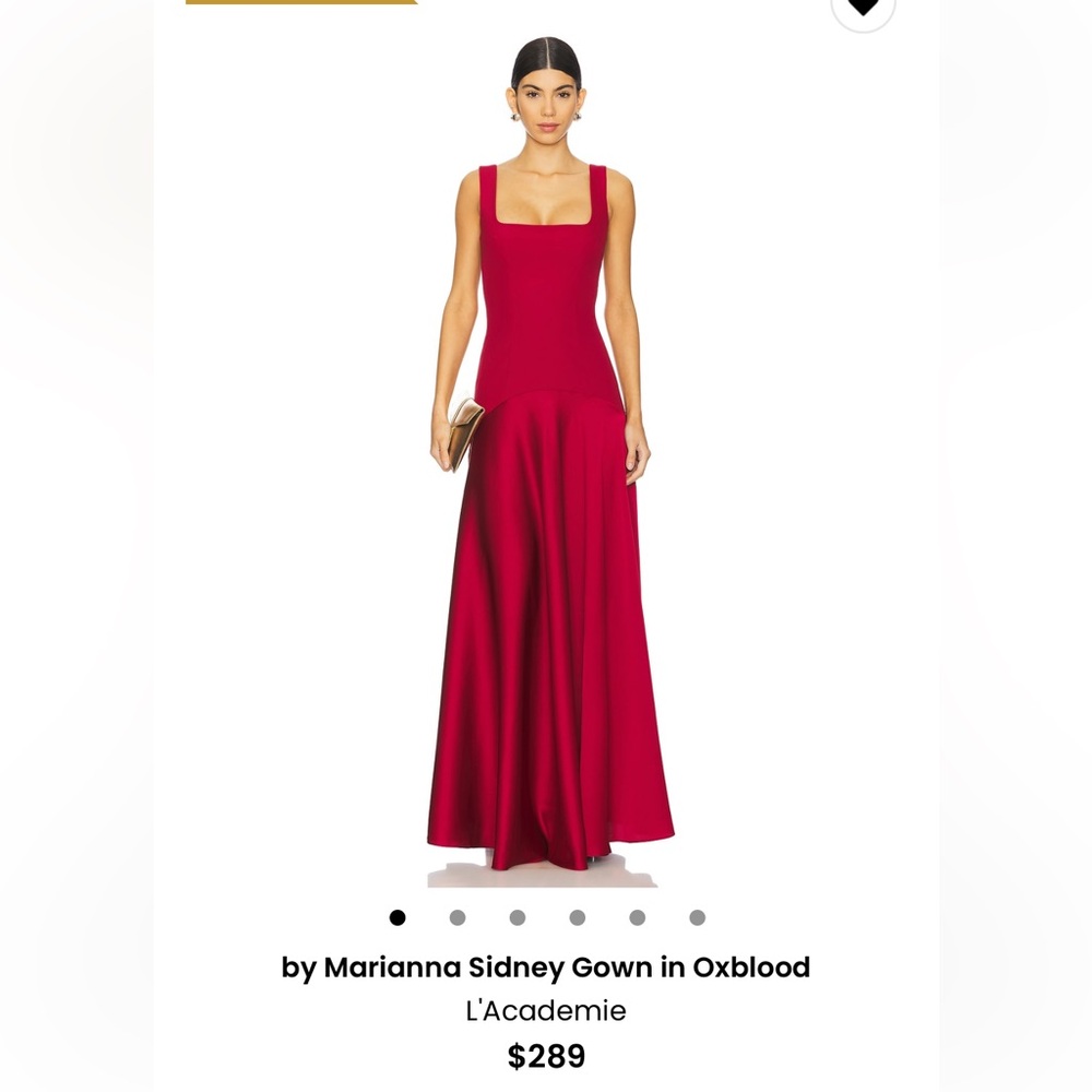 Mariana Sidney Gown in Oxblood